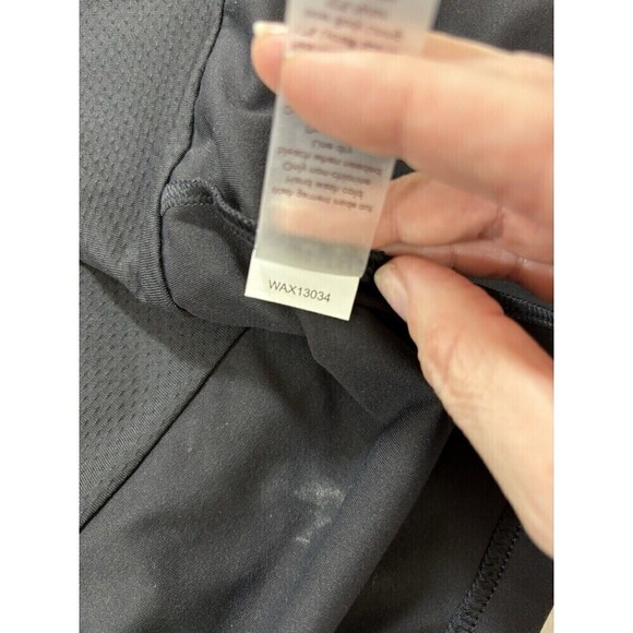 Calia Reflective Jacket Silver Black Medium Layered Look Zippered Hood - Picture 13 of 15